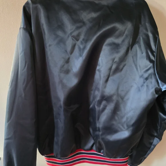 Swingster Vintage Boston Red Sox Satin Jacket Excellent Made in USA Large 1980s - Picture 2 of 10